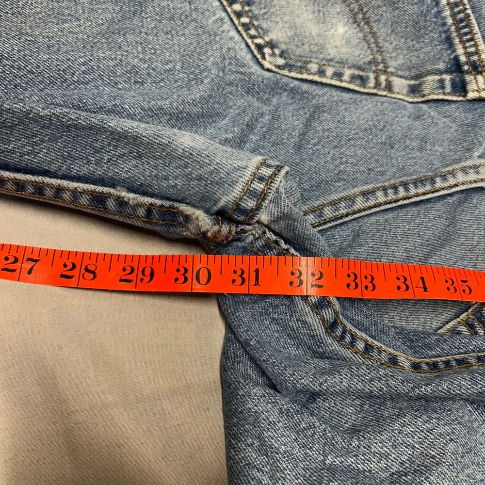 Vintage Levis 517 Bootcut Jeans Mens 34x32 Blue Medium Wash Denim Made in USA